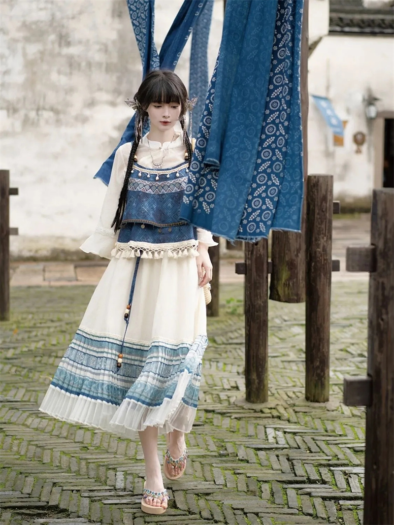 Indigo Dye Kit - Новый китайский стиль [Индиго окрашивание Qianzhai]
