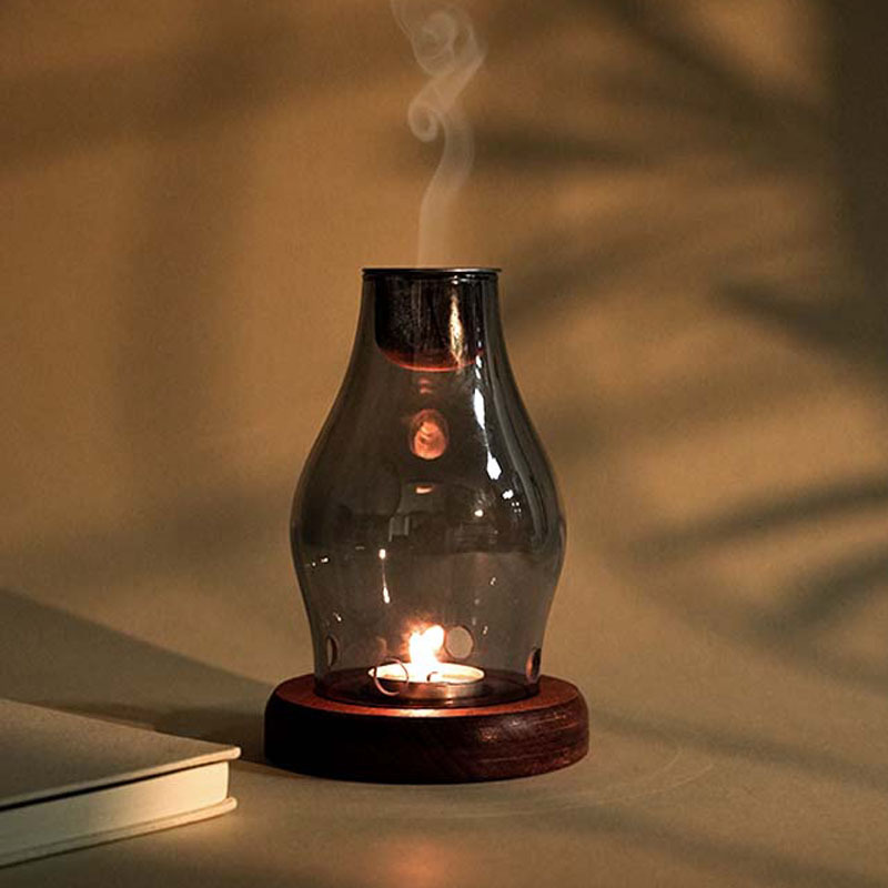 Japanese Candle Wax - Стеклянный подсвечник в японском стиле, лампа