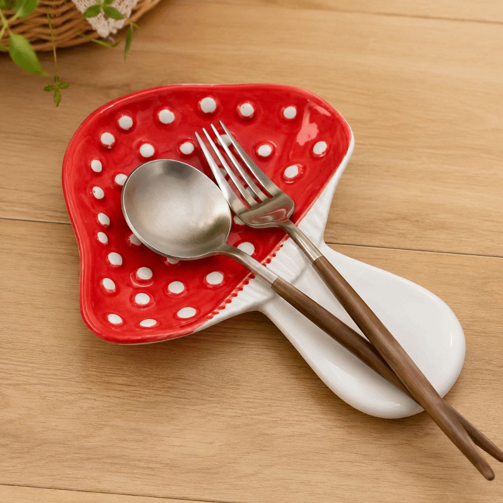 Chopstick Rest Ceramic - Керамическая подставка для ложек в форме
