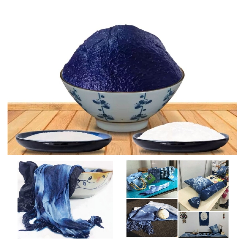 Indigo Dye Kit - Натуральная растительная красящая грязь цвета индиго