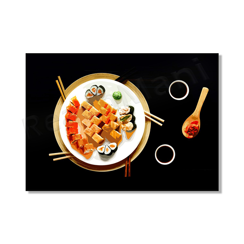 Настенная живопись в японском  – обзор и цена Japanese Food Lifestyle