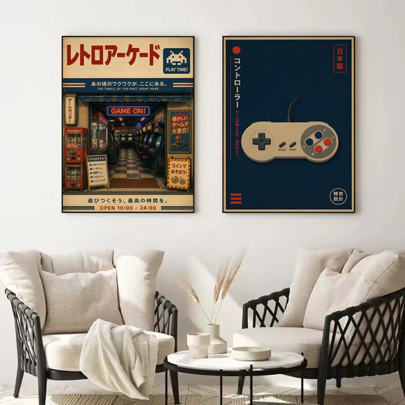 Винтажный японский постер с из – обзор и цена Japanese Lifestyle Game