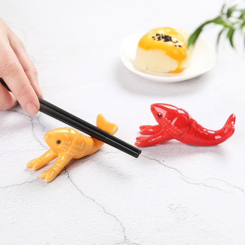 Милая яркая керамическая подст – обзор и цена Chopstick Rest Ceramic