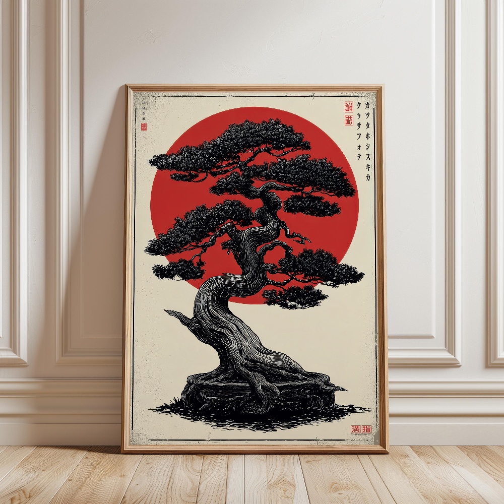 Постер с изображением горы Фуд – обзор и цена Japanese Zen Lifestyle