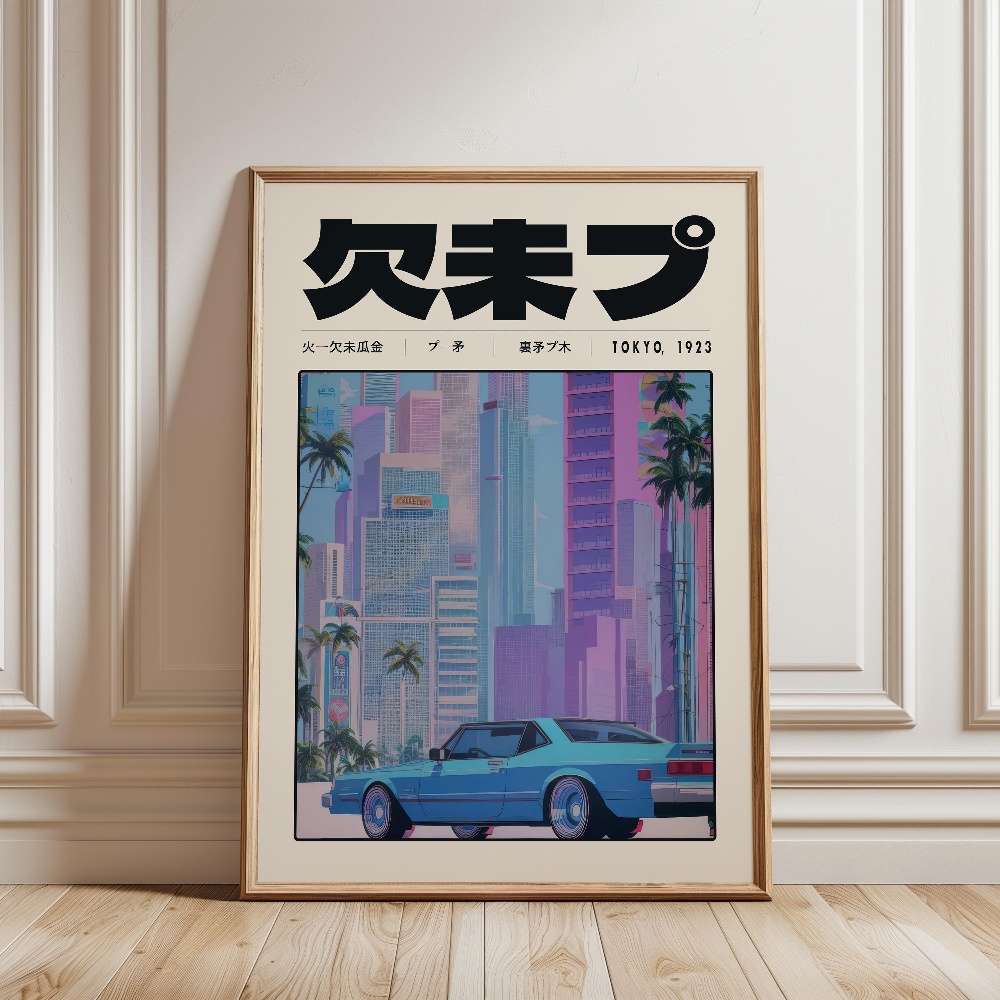 Ретро-постеры в стиле Tokyo Va – обзор и цена Japanese Lifestyle And Culture