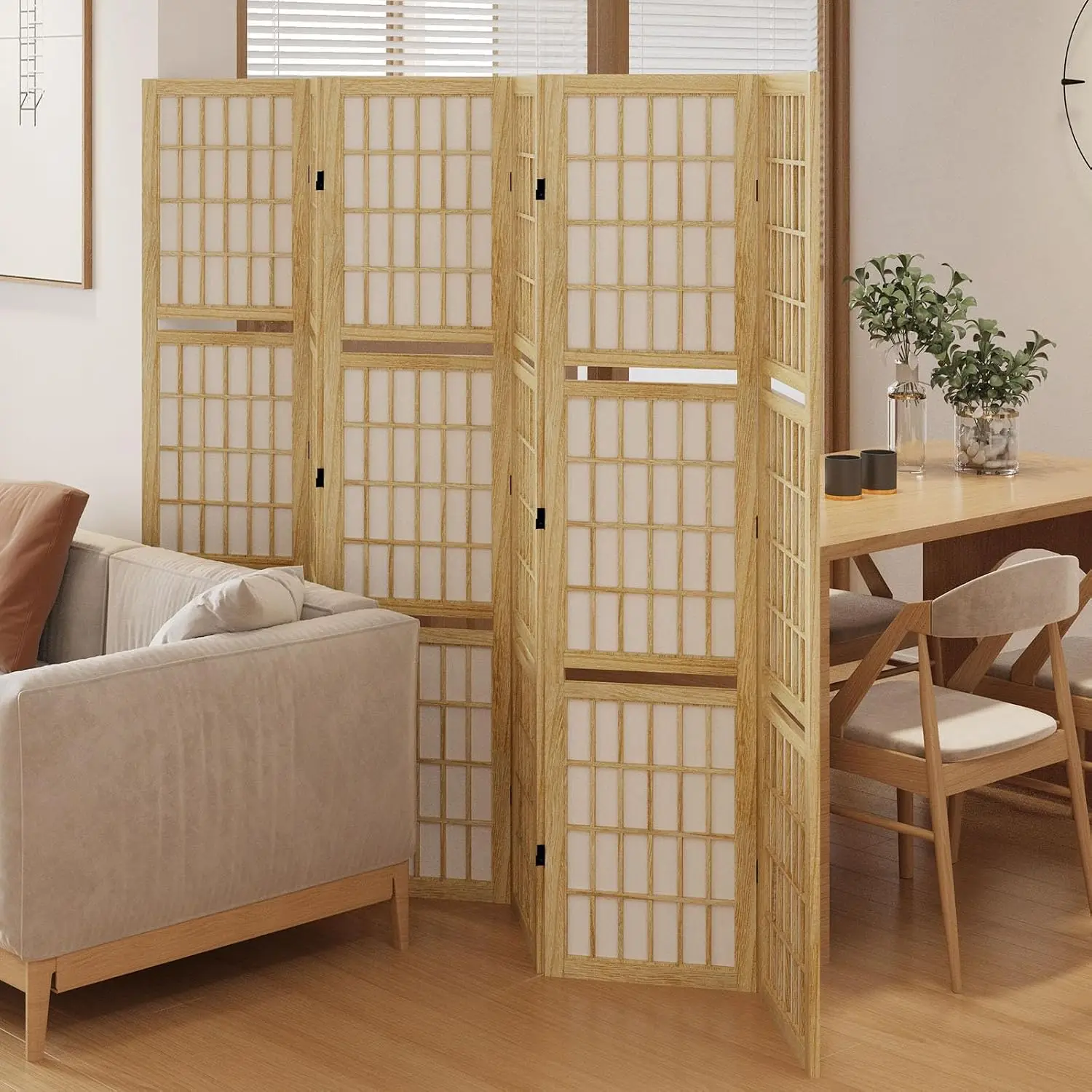 Перегородка для комнаты с полк – обзор и цена Shoji Screen Divider